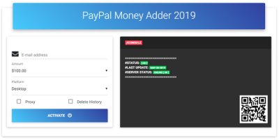 Free Activation Code For Paypal Money Adder